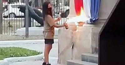 La Nación / Quemó la bandera del Panteón Nacional de los Héroes y juez aplicó irrisoria sanción