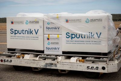 Arribó al país las 40.000 dosis de vacunas Sputnik V