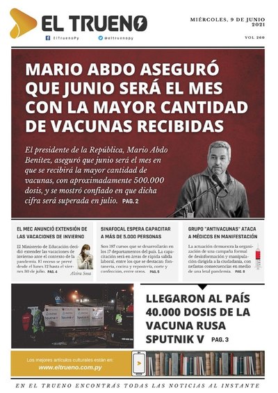 E-paper 9 de junio 2021 - El Trueno