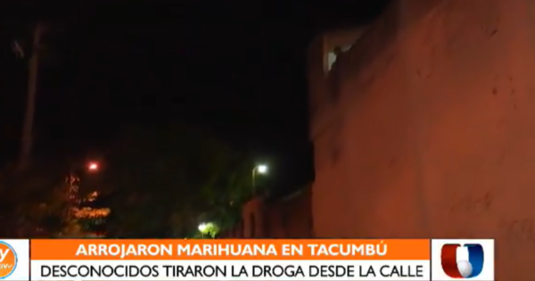 Arrojan marihuana en Tacumbú