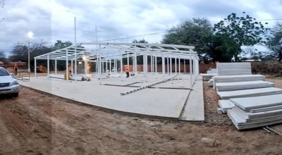 Diario HOY | Inició montaje del primer pabellón de contingencia en el Chaco