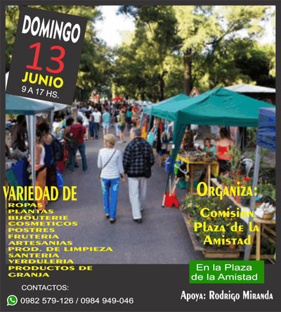 Harán feria de productos en el barrio Sagrada Familia » San Lorenzo PY