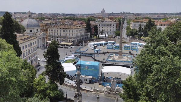 Roma se viste de gala para la apertura de la Eurocopa