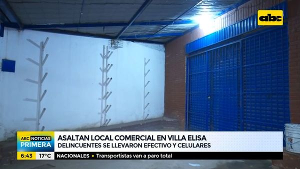 Asaltan local comercial en Villa Elisa - ABC Noticias - ABC Color