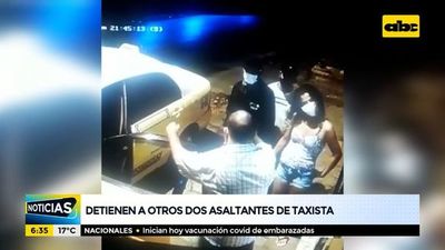 Detienen a otros dos asaltantes de taxista - ABC Noticias - ABC Color