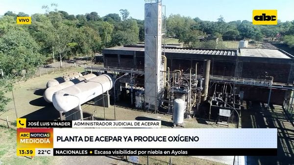 Planta de Acepar ya produce oxígeno - ABC Noticias - ABC Color