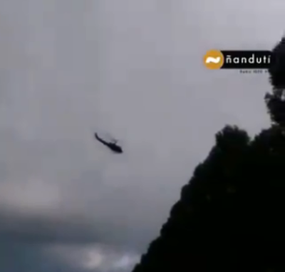 Sintierras denuncian que recibieron disparos por parte de uniformados desde un helicóptero | Ñanduti