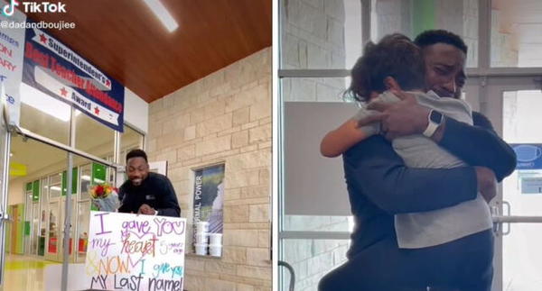 ¡Te conmoverá de principio a fin! Un padre sorprendió adoptando a su hijastra