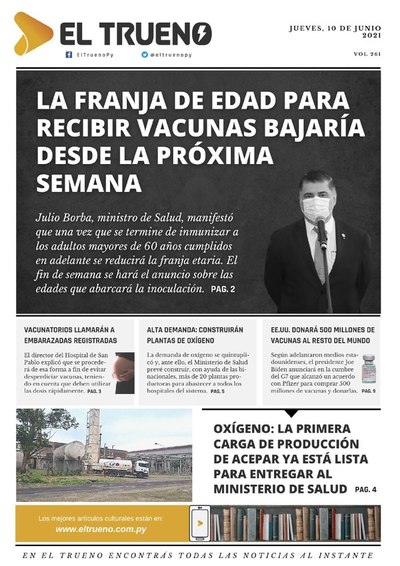 E-paper 10 de junio 2021 - El Trueno