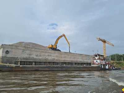 Verifican avance del dragado en tramos compartidos del río Paraguay | .::Agencia IP::.