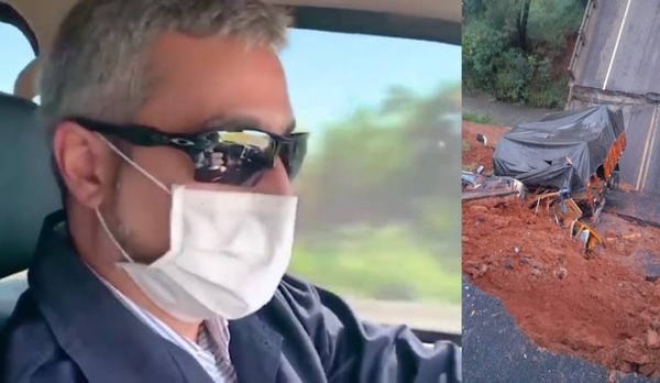 Diario HOY | Fatal derrumbe de puente: Marito y Wiens inauguraron asfalto el año pasado