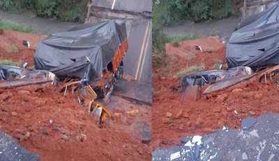 Colapsó puente en San Pedro y causó dos fallecidos, una desaparecida y algunos heridos » San Lorenzo PY