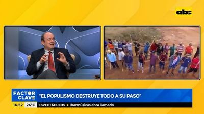 “El populismo destruye todo a su paso, hace crecer el manejo irresponsable de la gestión pública”, según economista - Nacionales - ABC Color