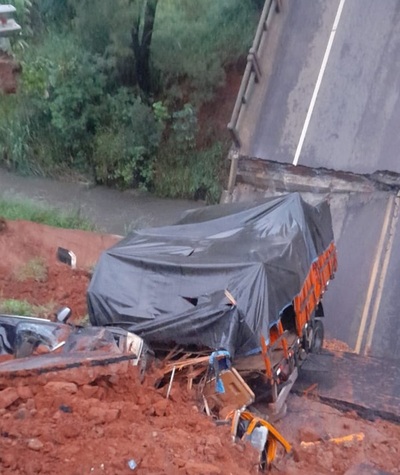 Puente de Tacuatí había sido reparado "parcialmente" por el MOPC