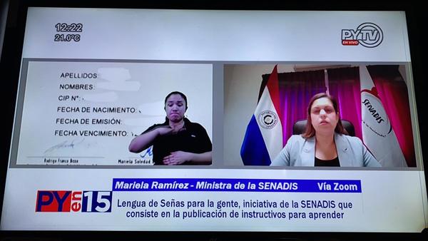 Iniciativa de Senadis propone aprender lengua de señas paraguaya | .::Agencia IP::.
