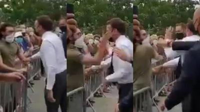 Francia: Imponen 4 meses de cárcel a hombre que abofeteó a Manuel Macron