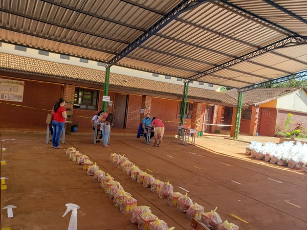 CULMINA LA CUARTA ENTREGA DE KITS DE LA MERIENDA ESCOLAR A ALUMNOS ITAPUENSES