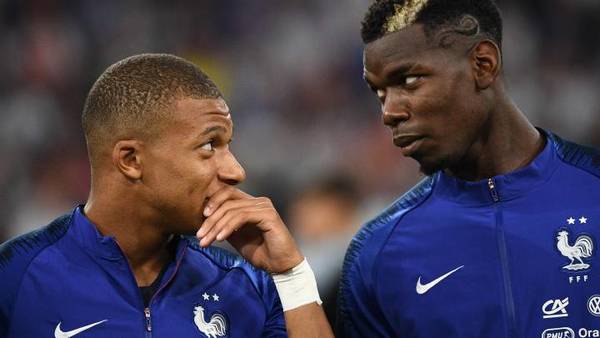 Paul Pogba niega tensiones entre Giroud y Mbappé