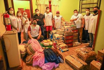Sociedad solidaria de CDE concluye con entrega de donaciones