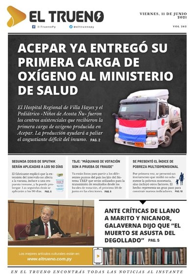 E-paper 11 de junio 2021 - El Trueno