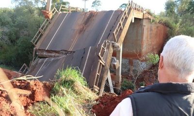 Puente Tacuatî: Por falta de fondos se retrasaron las obras, según MOPC