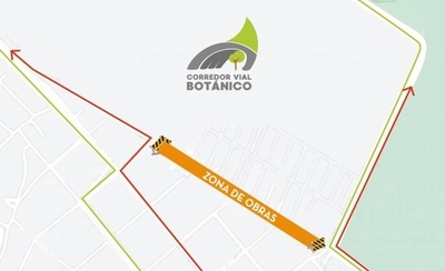 Diario HOY | Corredor Vial Botánico: desvíos durante 10 días por obras sobre Primer Presidente