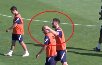 El gesto de cariño de Giroud hacia Mbappé luego de la polémica