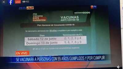 Mañana arranca vacunación de adultos mayores nacidos desde 1966 - La Clave