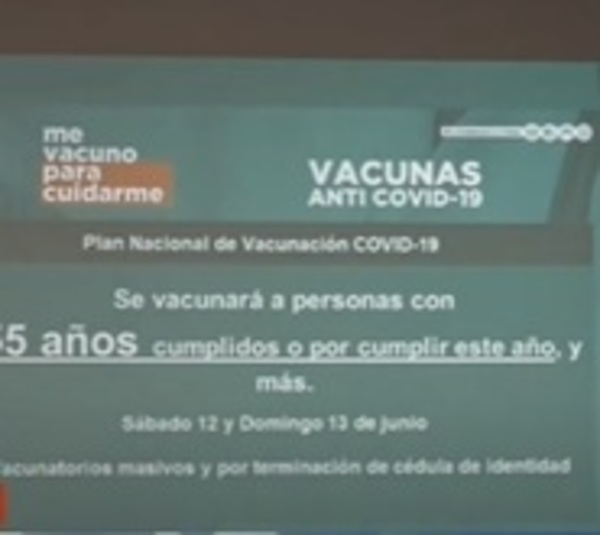 Mayores de 55 años ya podrán vacunarse - Paraguay.com