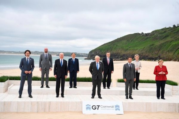 Boris Johnson inauguró la primera cumbre presencial del G7 durante la pandemia: “Tenemos que reconstruirnos mejor" | .::Agencia IP::.