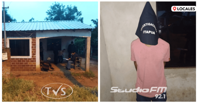 ALLANAN VIVIENDA Y DETIENEN A SOSPECHOSO DE PROTAGONIZAR ROBO EN SAN PEDRO DEL PNÁ