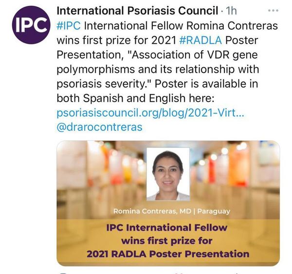 Dermatóloga paraguaya obtiene primer puesto por investigación sobre psoriasis en congreso latinoamericano - Nacionales - ABC Color