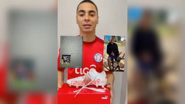 Almirón le cumplió el sueño al niño que le escribió una emotiva carta