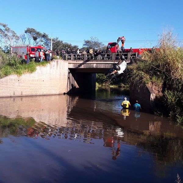 Automóvil cae a arroyo en Paraguarí: dos muertos y dos desaparecidos - Nacionales - ABC Color