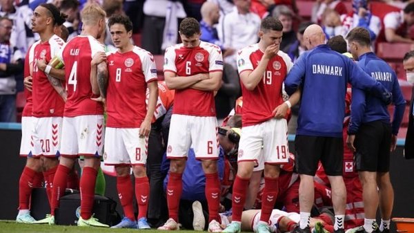 Tras inesperada caída, Eriksen deberá someterse a exámenes médicos