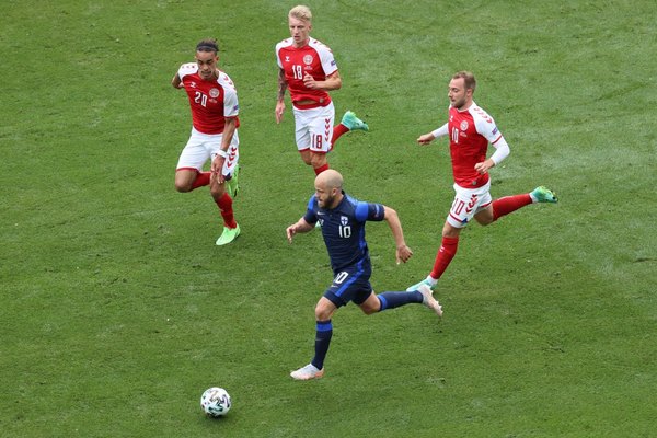 Con Eriksen estabilizado, reprograman el partido Dinamarca-Finlandia