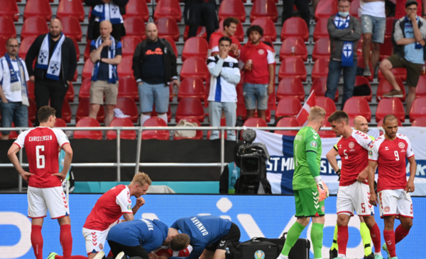 Diario HOY | Susto enorme en la Euro: jugador se desmaya y lo llevan al hospital