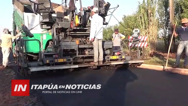 IMPULSAN PLAN DE ASFALTADO PARA ENCARNACIÓN QUE FUE CAJONEADO