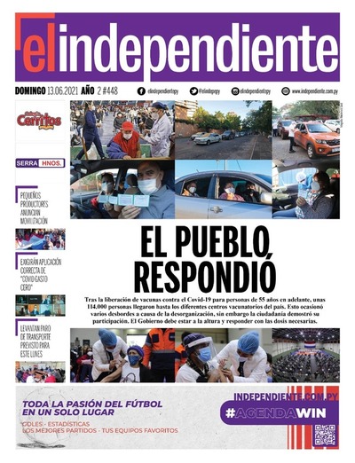 Portadas de este domingo 13 de junio de 2021