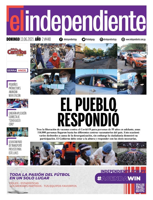 Portadas de este domingo 13 de junio de 2021
