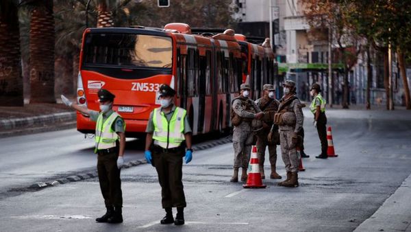 La región metropolitana chilena entró en otra cuarentena total