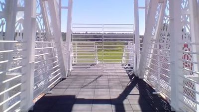Pasarela de Ñandutí: a seis meses de promesa de inauguración, sigue cerrada