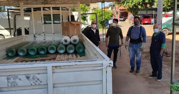 La Nación / Mediante sentencia judicial destinan 10 balones de oxígeno al hospital de Lambaré
