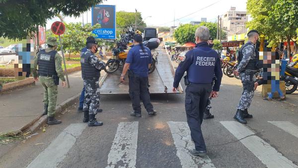 Policía Federal del Brasil refuerza control sobre mototaxistas de CDE - La Clave