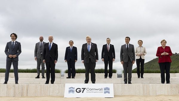 El G7 se comprometió a donar 1.000 millones de vacunas a países de menos recursos