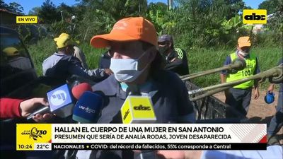 Caso Analía: Hallan un cuerpo en San Antonio - A la gran 730 - ABC Color