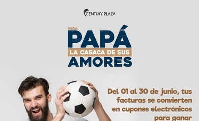 Diario HOY | ¡Para Papá, la casaca de sus amores!: promoción mes del padre de Century Plaza