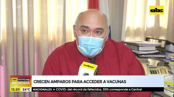 Crecen amparos para acceder a vacunas - ABC Noticias - ABC Color