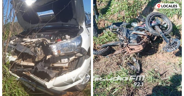FALLECEN DOS PERSONAS EN ACCIDENTE VIAL EN SAN PEDRO DEL PARANÁ