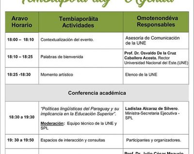 Presentarán conferencia sobre implicancia del guaraní en la educación superior
